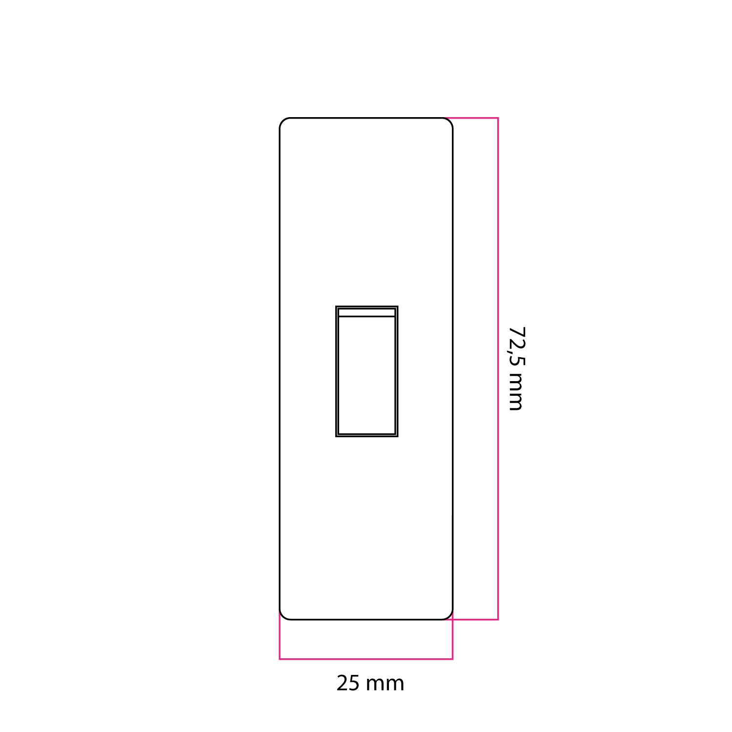 Interruttore unipolare a bascula di forma cilindrica con morsetto di terra - Verde prato
