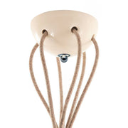 Kit rosone in ceramica a 6 fori - Avorio