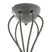 Kit rosone in ceramica a 6 fori - Grigio