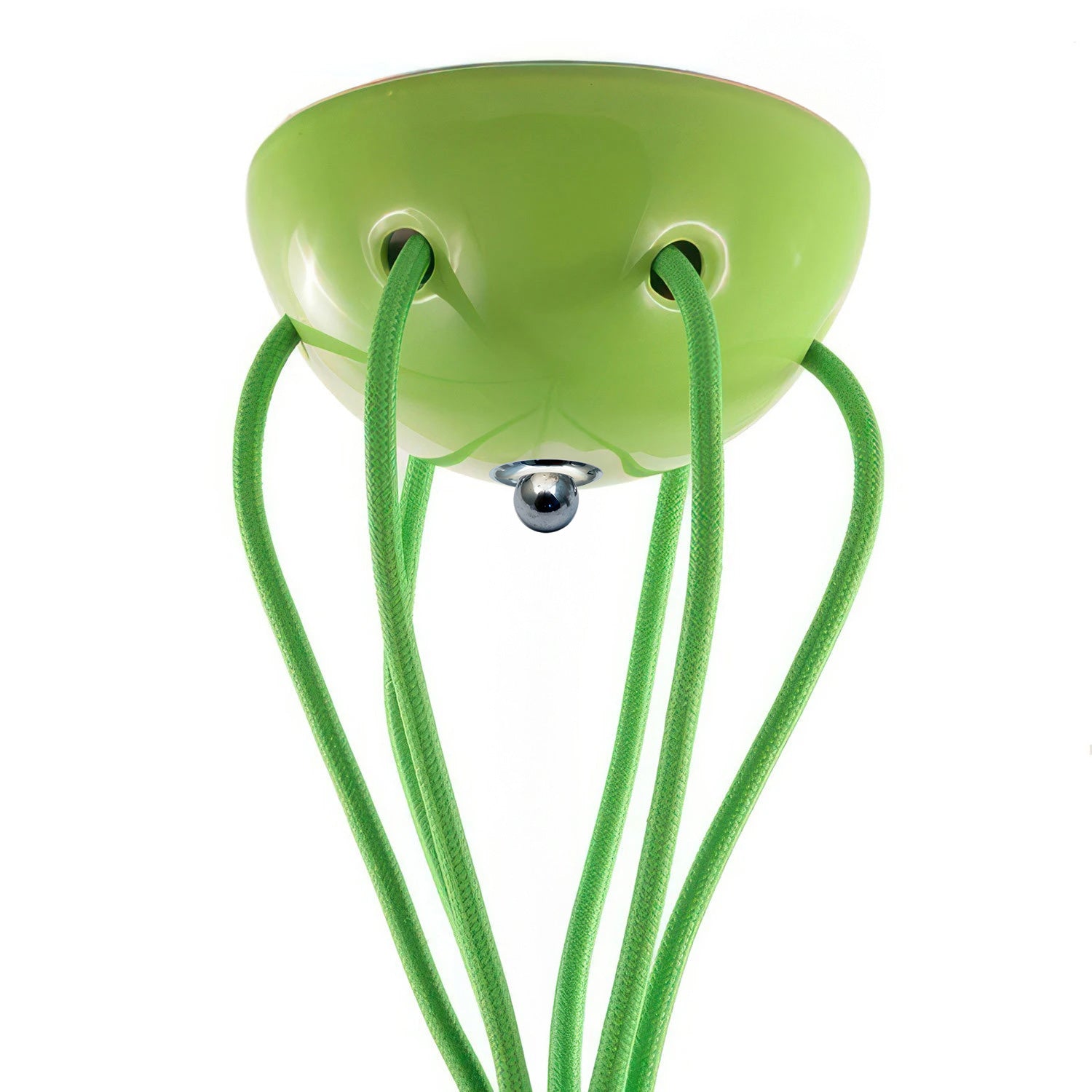 Kit rosone in ceramica a 6 fori - Verde pistacchio