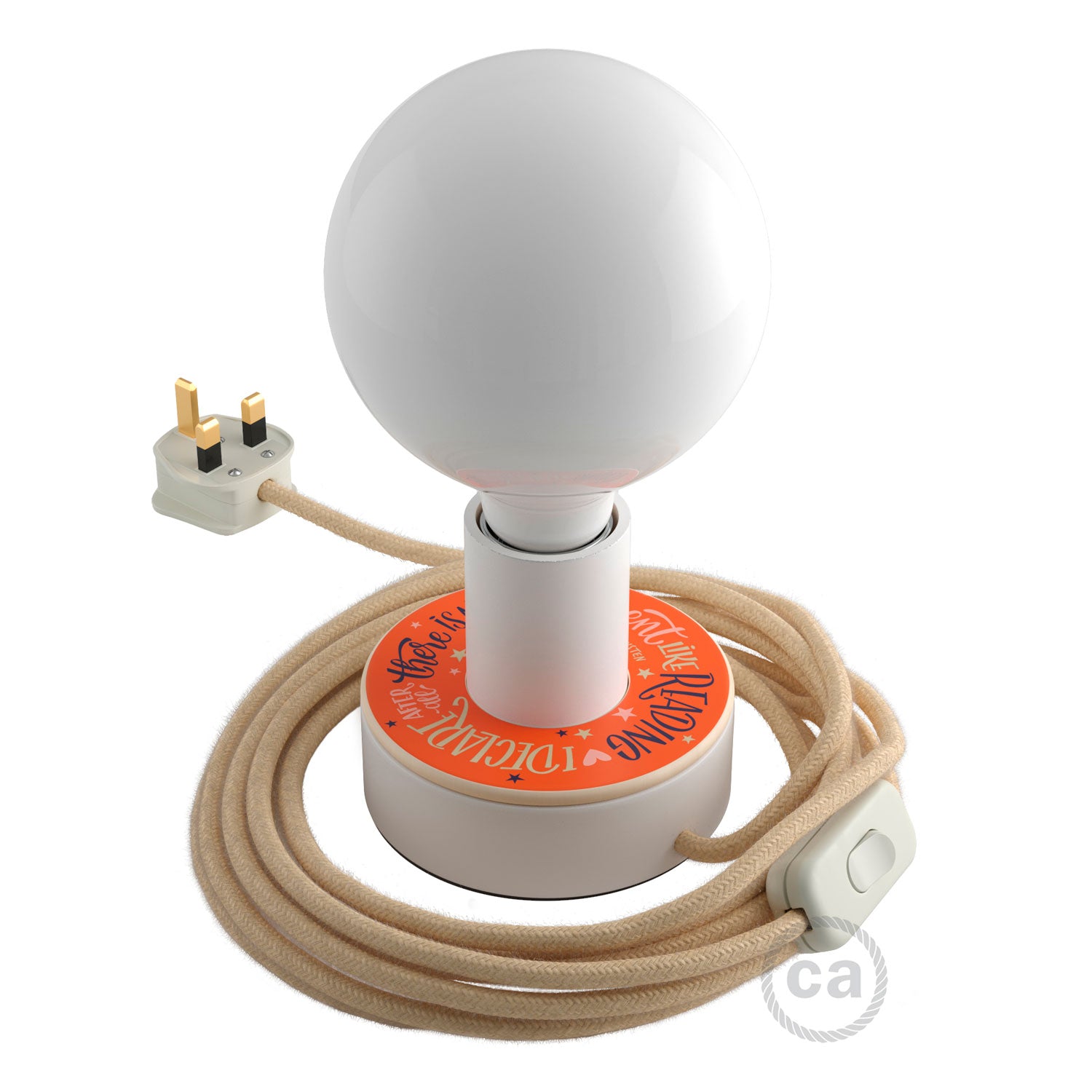 Posaluce MINI-UFO in legno double-face Pemberley Pond e spina UK - AUSTEN + JACKSON