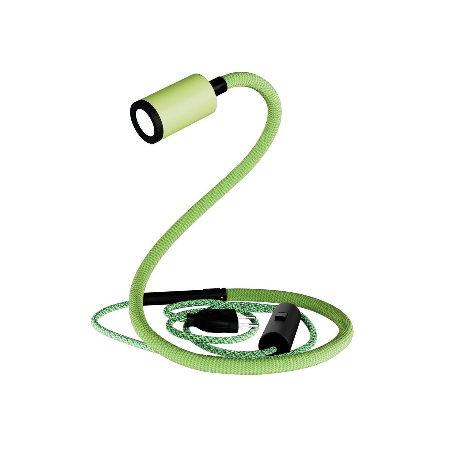 GU1d-one Pastel Lampada snodabile senza base con mini faretto LED - Verde prato