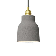 Paralume Vaso in ceramica, collezione Materia - Made in Italy - Effetto cemento