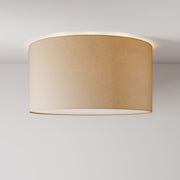 Plafoniera in tessuto Medium Arenal tortora - Made in Italy