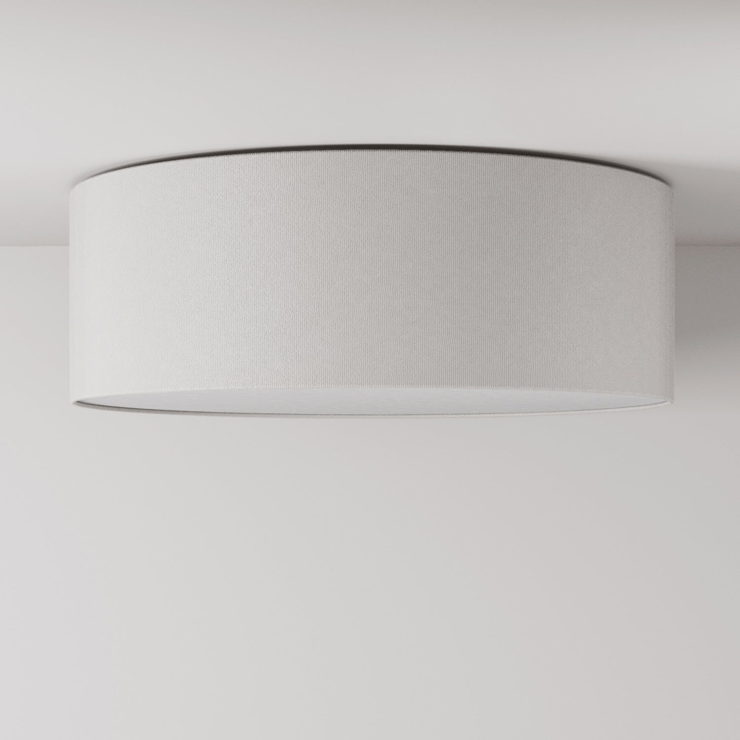 Plafoniera in tessuto Large Lino crudo - Made in Italy