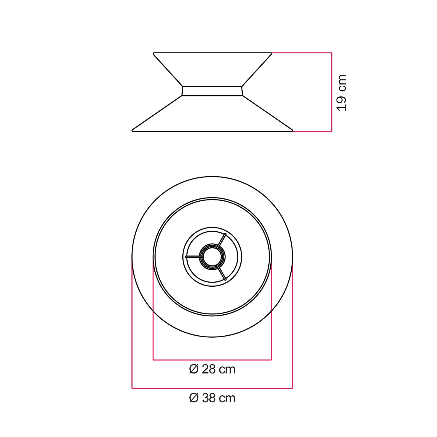 Paralume in tessuto Clessidra Cinette verde pistacchio - Made in Italy Arenal sabbia