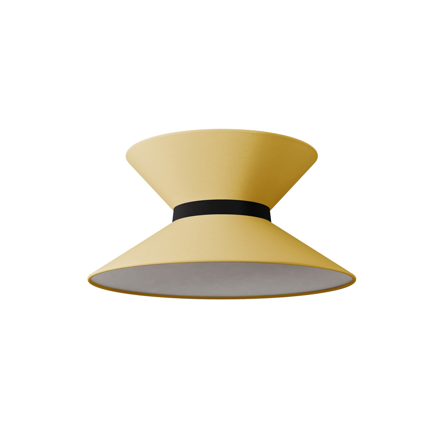 Paralume in tessuto Clessidra Arenal oro - Made in Italy Teletta antracite