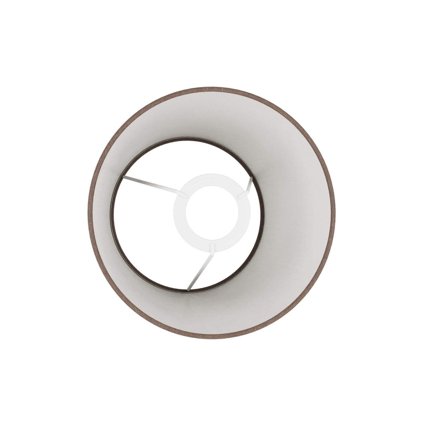 Paralume Impero S con attacco E27 per lampada da tavolo o applique - Made in Italy - Camelot Marrone