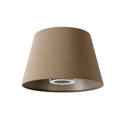 Paralume Impero S con attacco E27 per lampada da tavolo o applique - Made in Italy - Lana Marrone