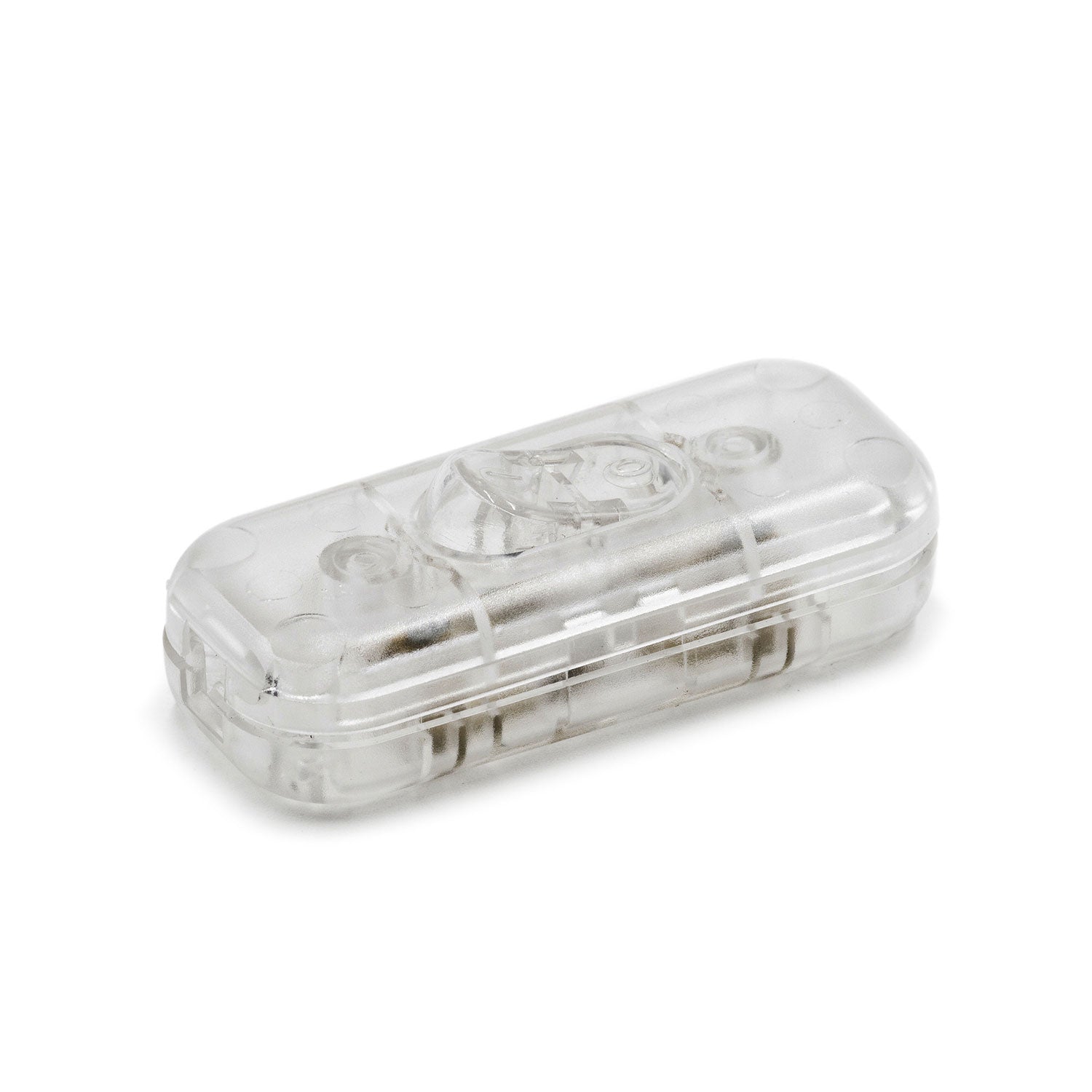 Interruttore unipolare infracavo con morsetto di terra - Trasparente