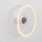 Applique con lampadina Ghost trasparente - Bianco