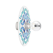 Lampada da parete o soffitto Bianca con paralume a effetto maiolica - Waterproof IP44 - IO