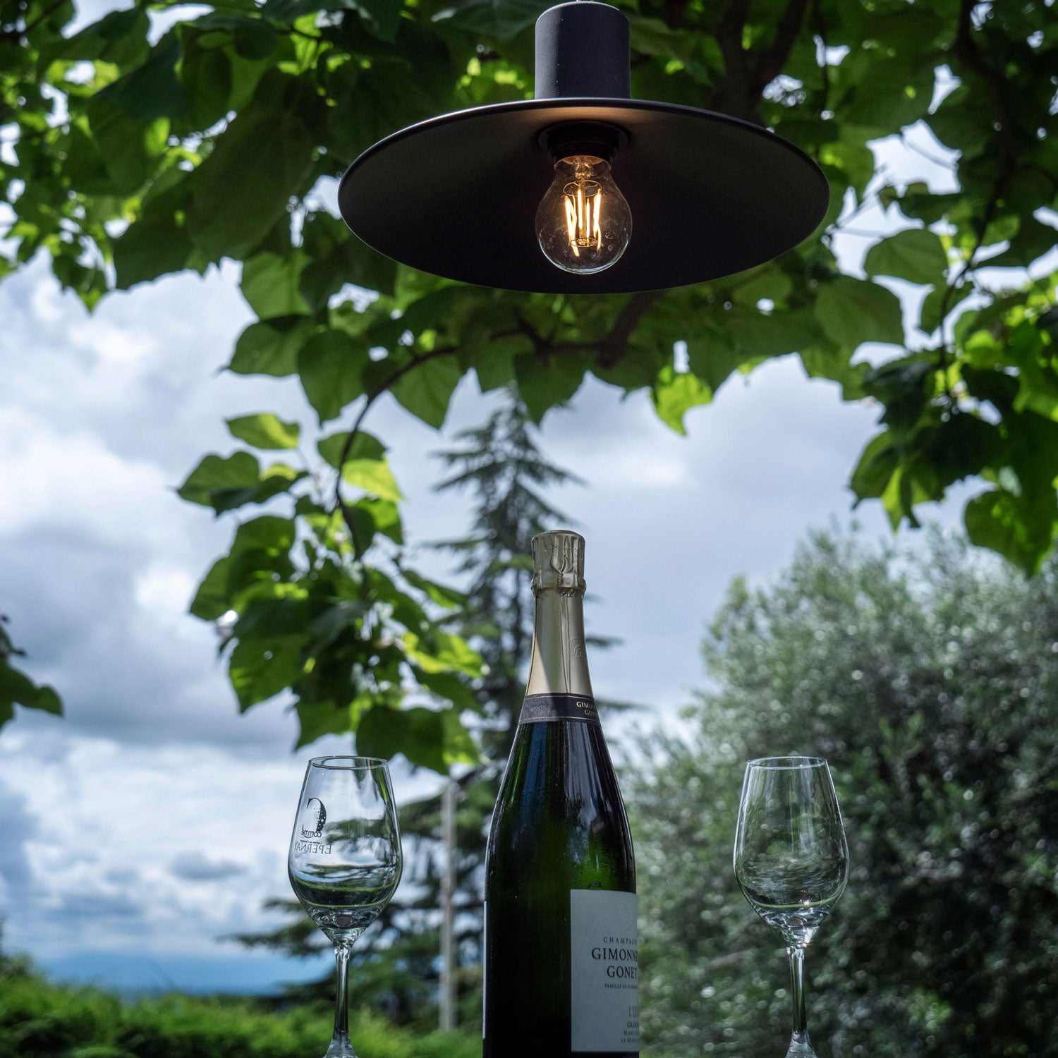 EIVA ELEGANT Kit Portalampada IP65 Outdoor in Silicone per Paralume E27 - Sistema Modulair - Bianco