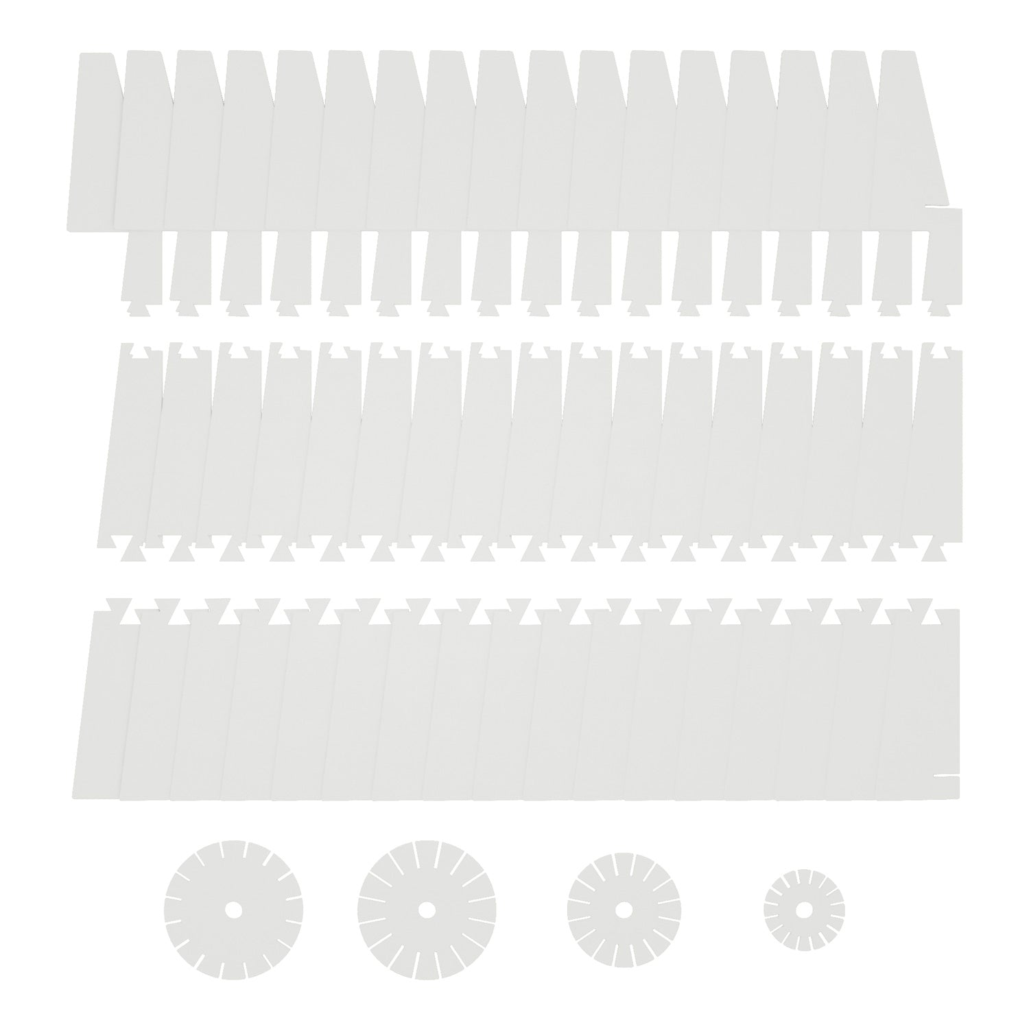 SHHINE lampada da terra in materiale fonoassorbente e spina UK - Bianco melange
