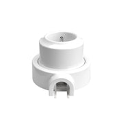 Kit presa a muro di tipo francese e base per Creative-Tubes in porcellana - Bianco 1