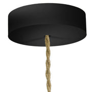 Kit rosone in legno - Nero