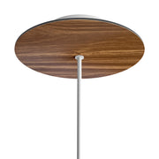 Rosone Rose-One rotondo, diametro 200 mm con 1 foro e 4 fori laterali - Legno Bianco