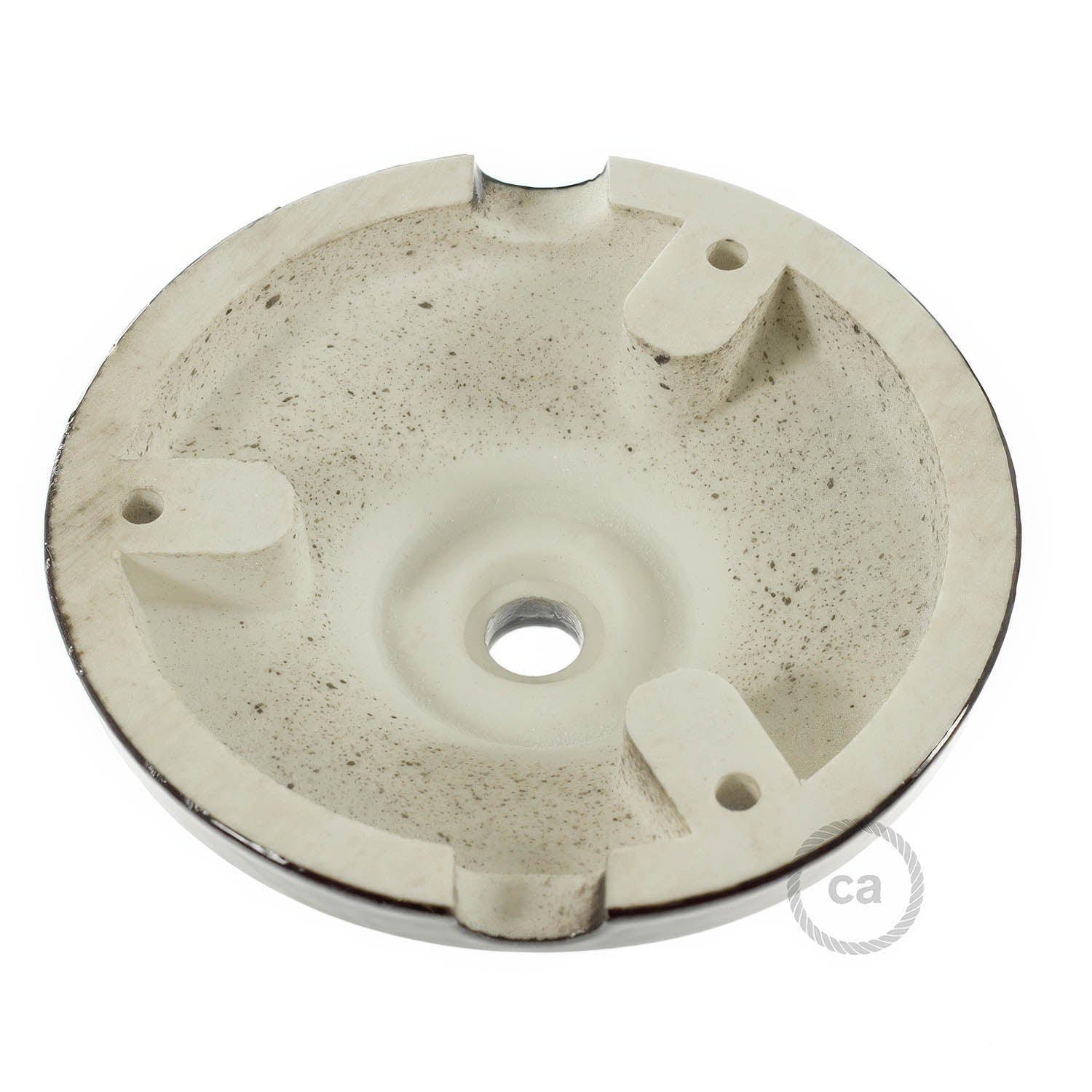 Kit rosone in porcellana - Nero