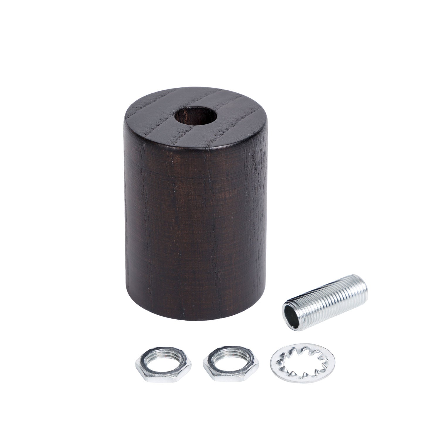 Terminale in legno per cordone 2XL - Effetto Wengé