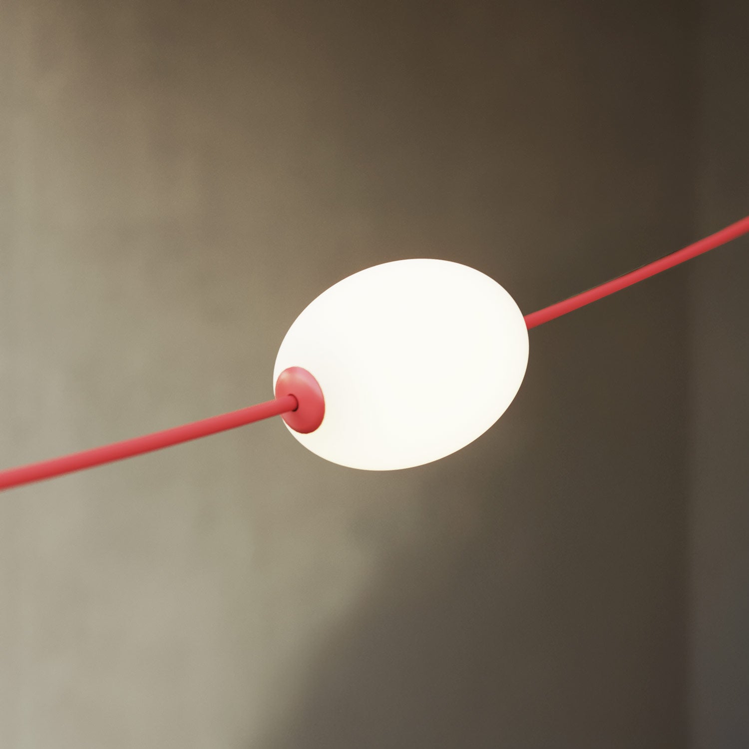 Catena luminosa 6 punti luce da esterno IP67 Rosso stella marina - Marina6