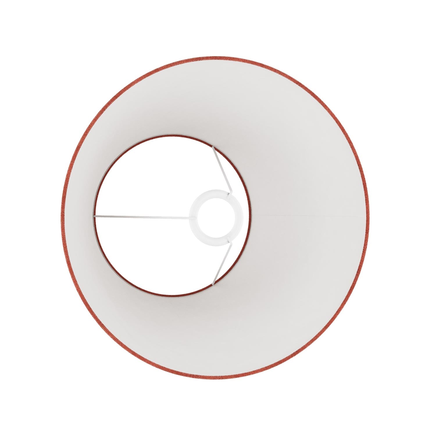 Paralume Impero M in tessuto per lampada da tavolo o applique con attacco E27 - Made in Italy - Lana aragosta