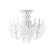 Paralume classico SHHANDELIER in materiale fonoassorbente - Bianco melange