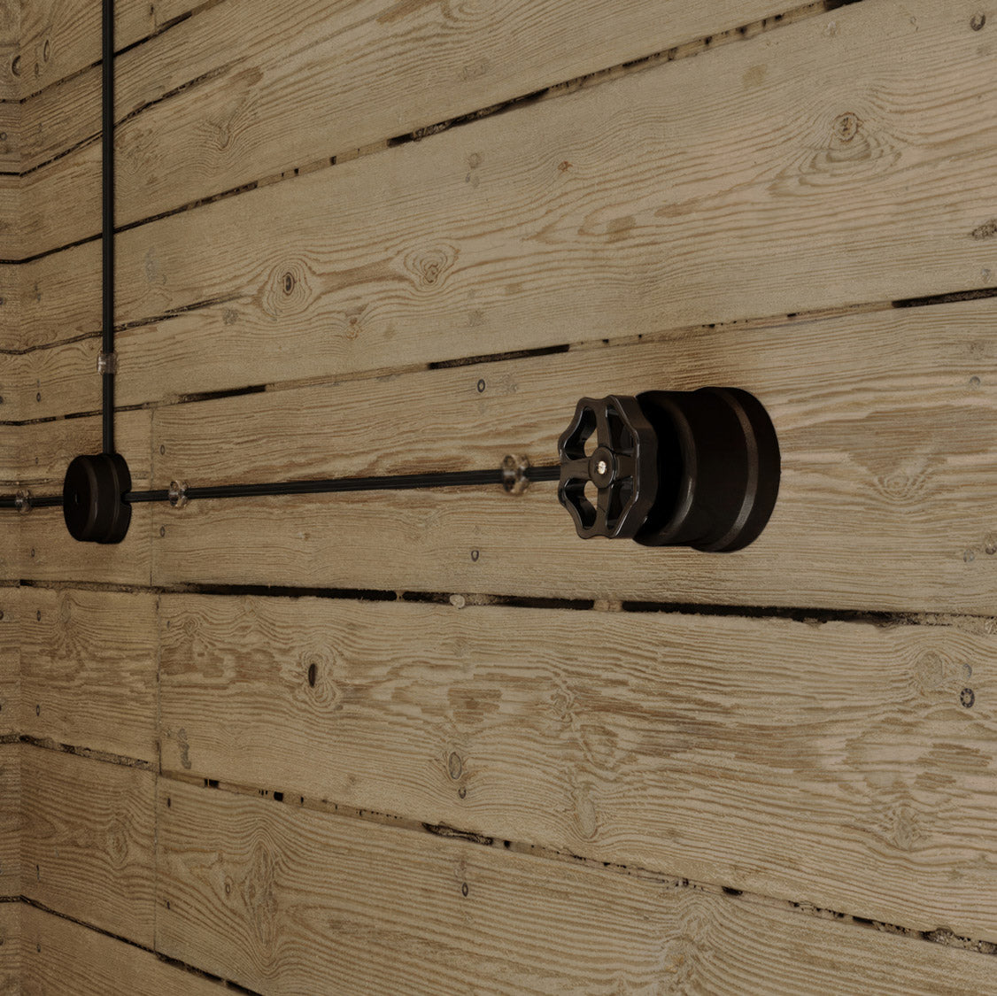 Interruttore/Deviatore in porcellana nero con manopola Nero