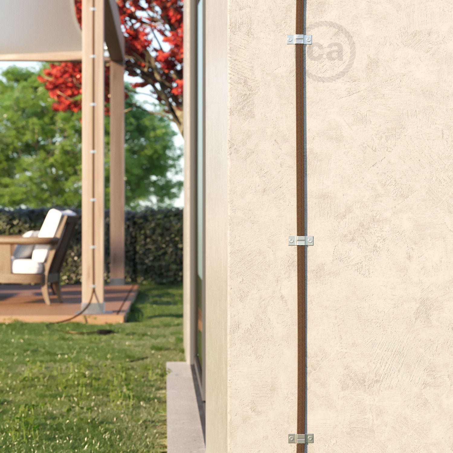 Accessori per fissaggio a parete Sistema Catenarie Lumet