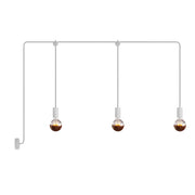 E-Snake Modulair Lampada da esterno IP65 a 3 luci con rosone - Bianco