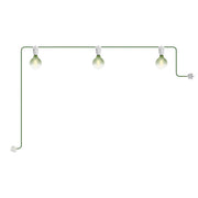 Catenaria Modulair da esterno IP65 portatile con 3 luci e spina UK - Bianco