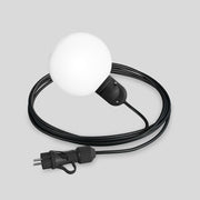 Lampada plug-in da esterno Modulair IP65 con paralume infrangibile Unbreak-a-Ball e cavo SM04
