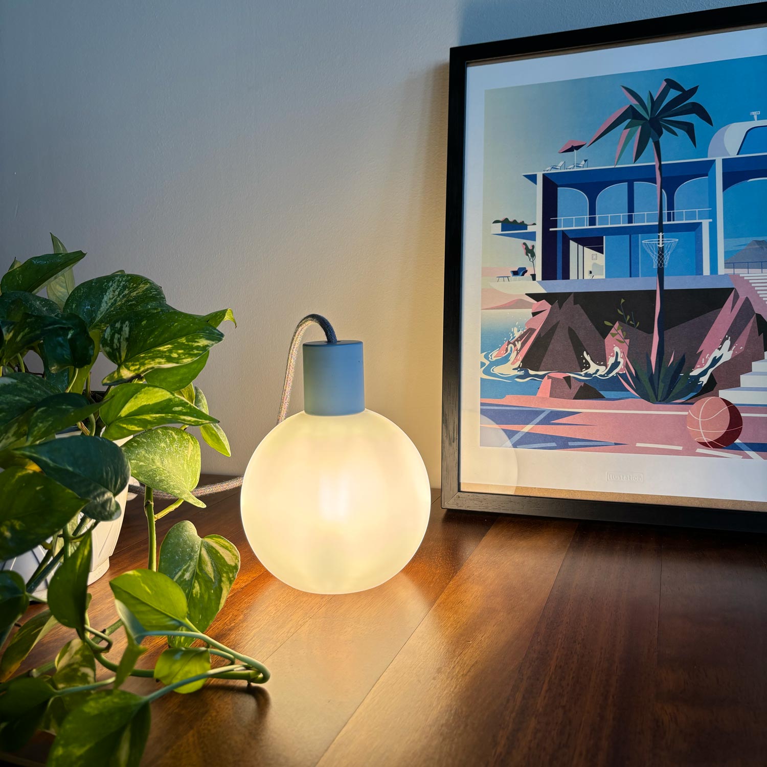 Paralume infrangibile Unbreak-a-Ball - Bianco