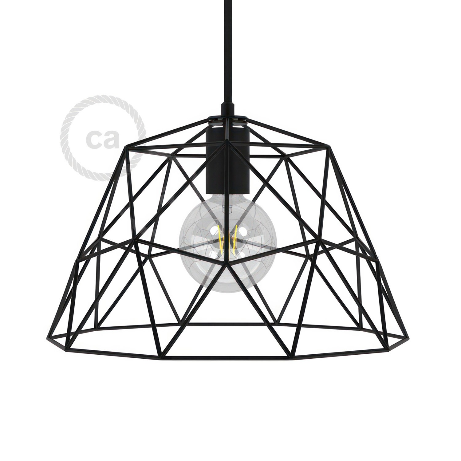 Kovinska kletka za svetila Dome XL