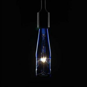 LED Modra žarnica Steklenica 3.5W E27 zatemnilna 3600K