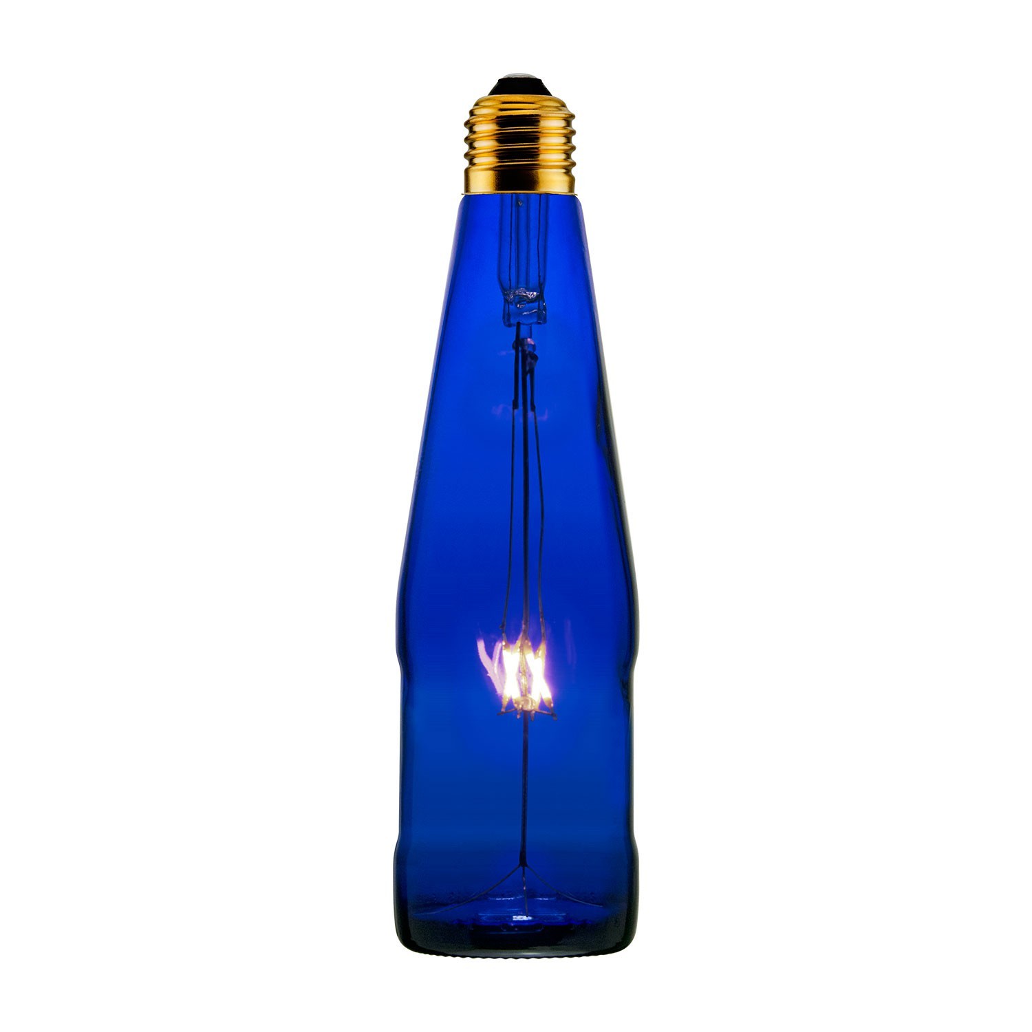 LED Modra žarnica Steklenica 3.5W E27 zatemnilna 3600K