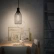 Viseče svetilo s tekstilnim kablom in senčilom Jéroboam - Izdelano v Italiji