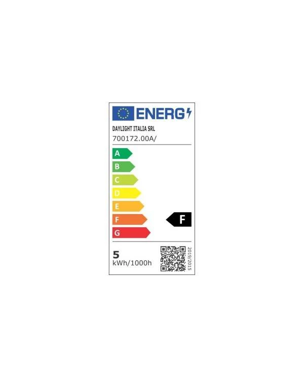 LED zlata žarnica Valve T45 - 5W E27 Zatemnilna 2000K