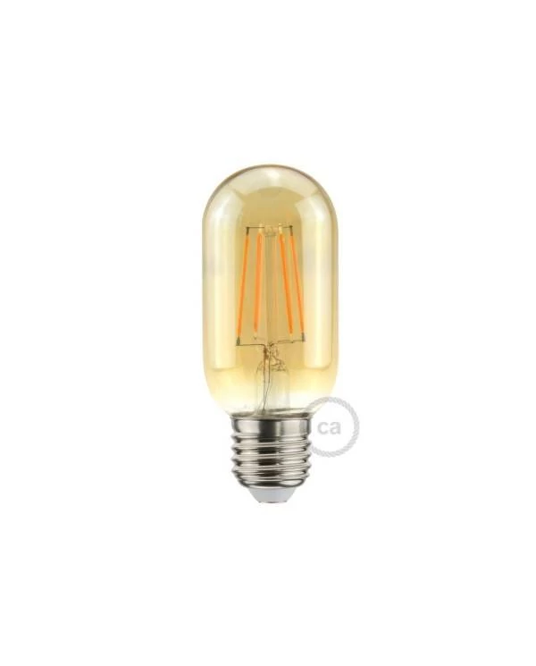 LED zlata žarnica Valve T45 - 5W E27 Zatemnilna 2000K