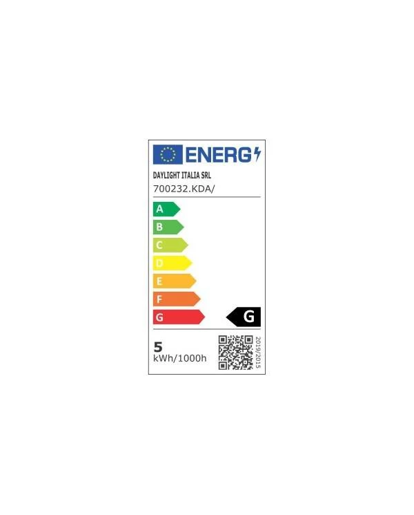 LED nitna zlata žarnica za stoječo svetilko - Globus G125 z enojno nitjo “Love” - 5W E27 Dekorativna vintage 2000K
