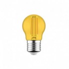 Dekorativna rumena G45 Globetta LED žarnica 1.4W E27