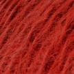 Burlesque twisted lighting cable covered in hairy-effect fabric Plain Red TP09