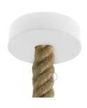 Lesena stropna rozeta za 3XL kable (vrvi) - komplet
