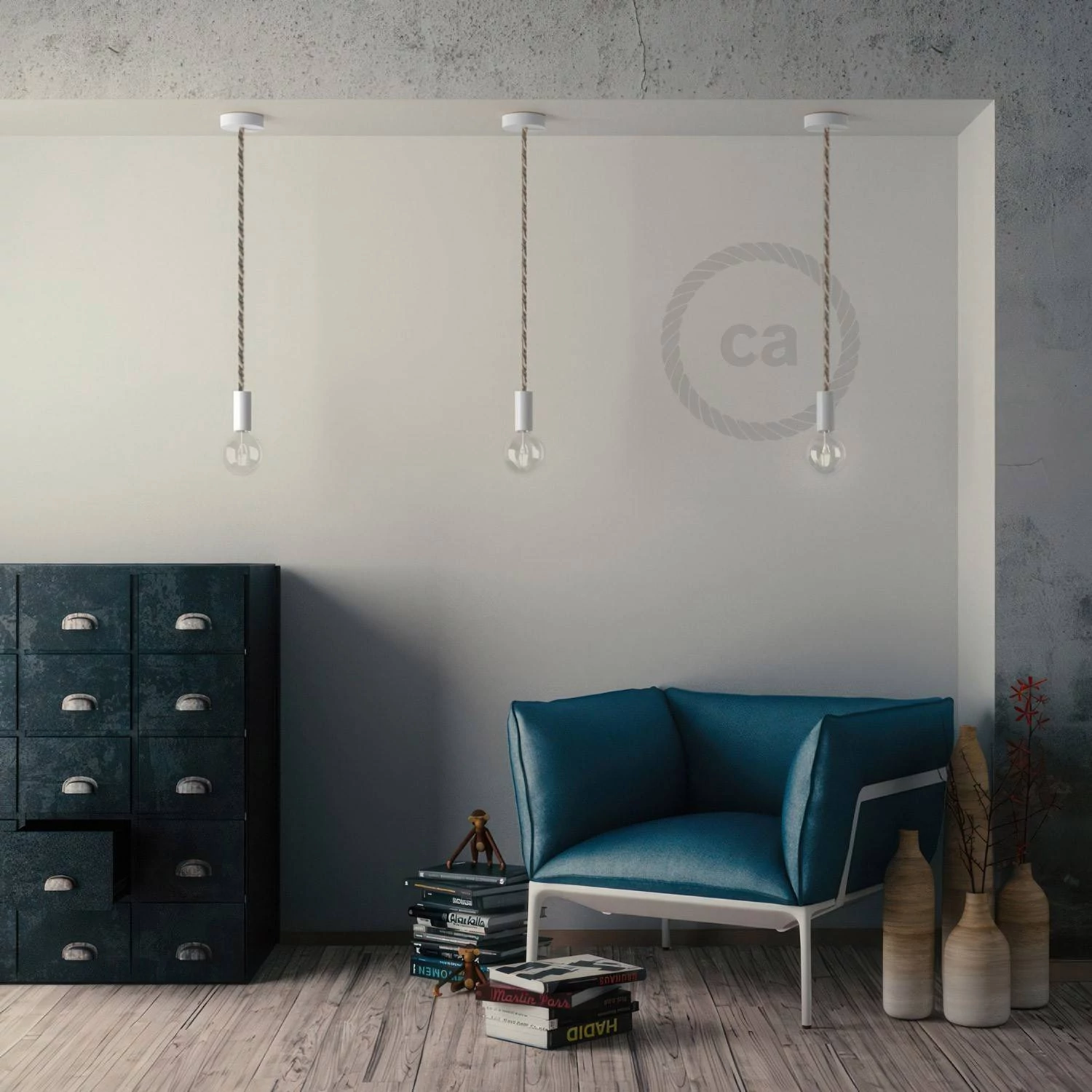 Leseno grlo E27 za XL vrvaste kable - komplet