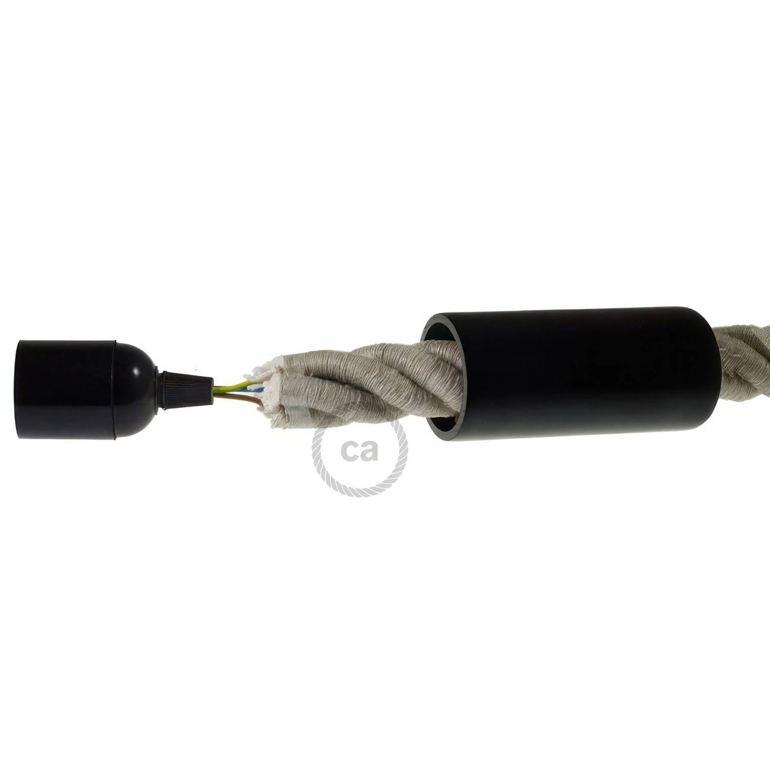 Leseno grlo E 27 za 3XL vrvaste kable - komplet