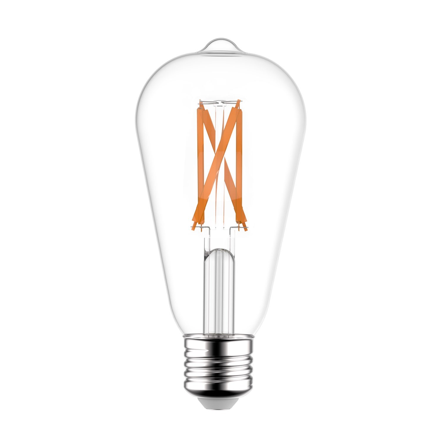 LED SMART WI-FI žarnica Edison ST64 Prozorna z žarilno nitko 6.5W E27 zatemnitev