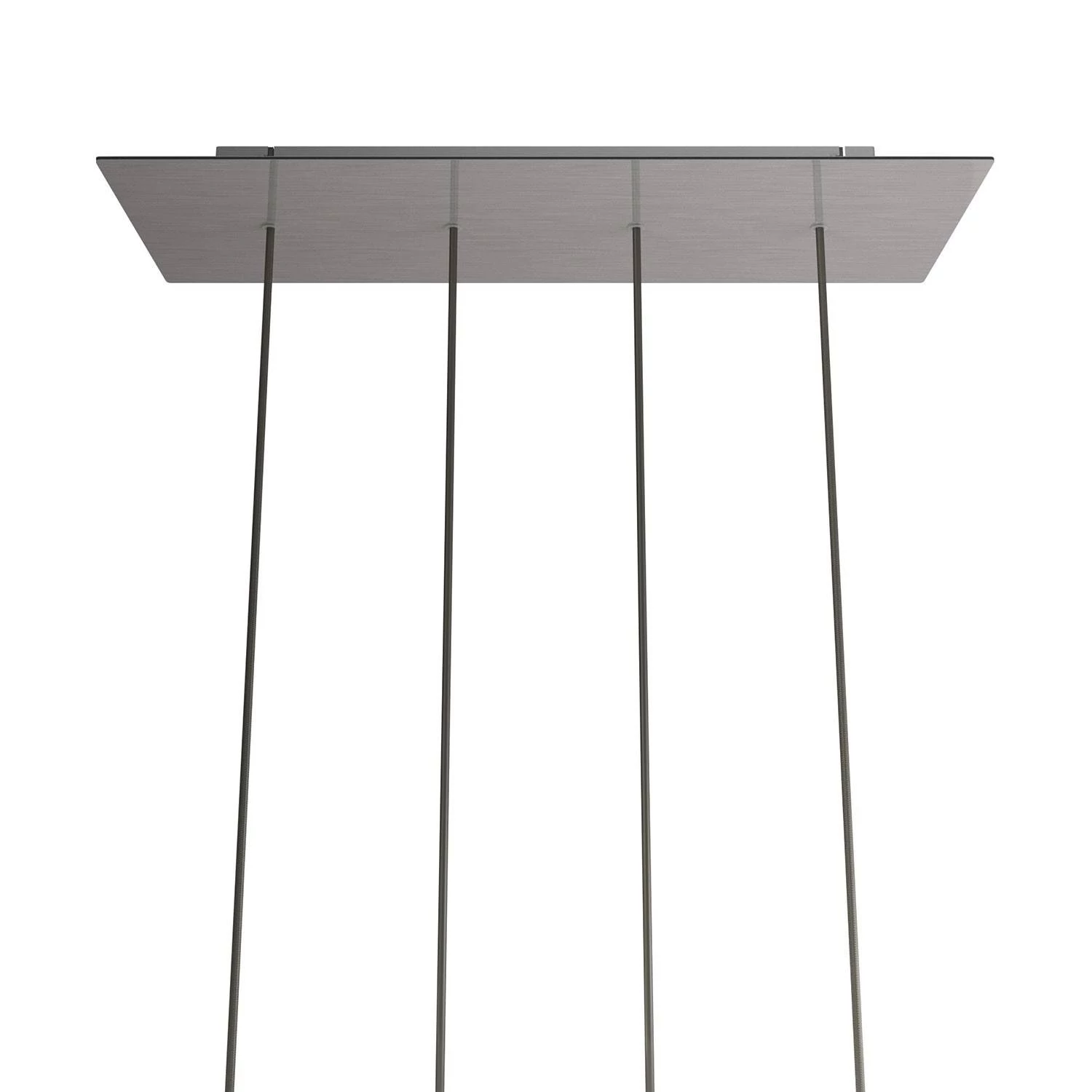 Pravokotna XXL Rose-One stropna rozeta s 4.izpusti komplet, 675 x 225 mm