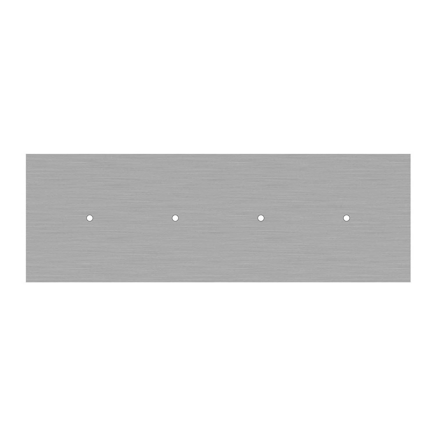 Pravokotna XXL Rose-One stropna rozeta s 4.izpusti komplet, 675 x 225 mm