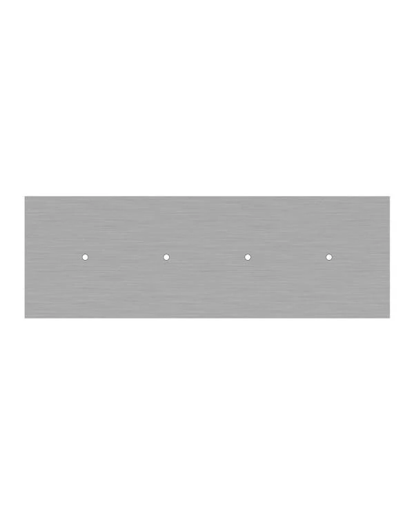 Pravokotna XXL Rose-One stropna rozeta s 4.izpusti komplet, 675 x 225 mm