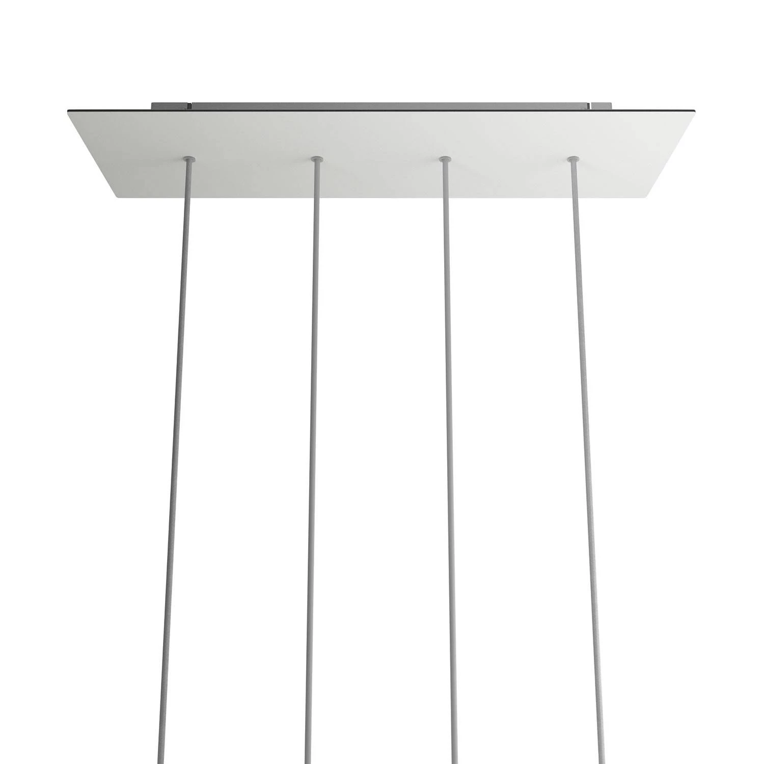 Pravokotna XXL Rose-One stropna rozeta s 4.izpusti komplet, 675 x 225 mm