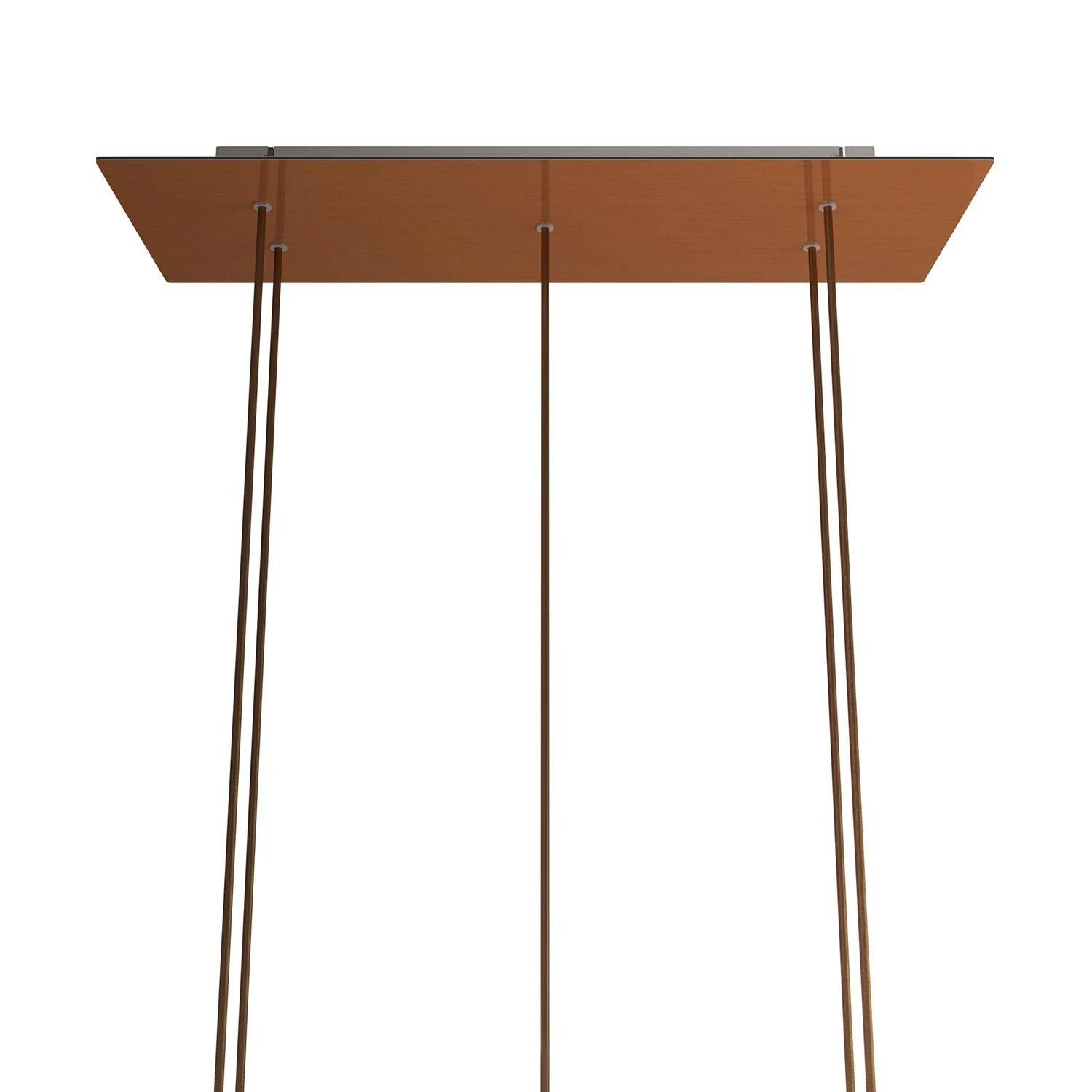 Pravokotna XXL Rose-One stropna rozeta s 5. izpusti - komplet, 675 x 225 mm